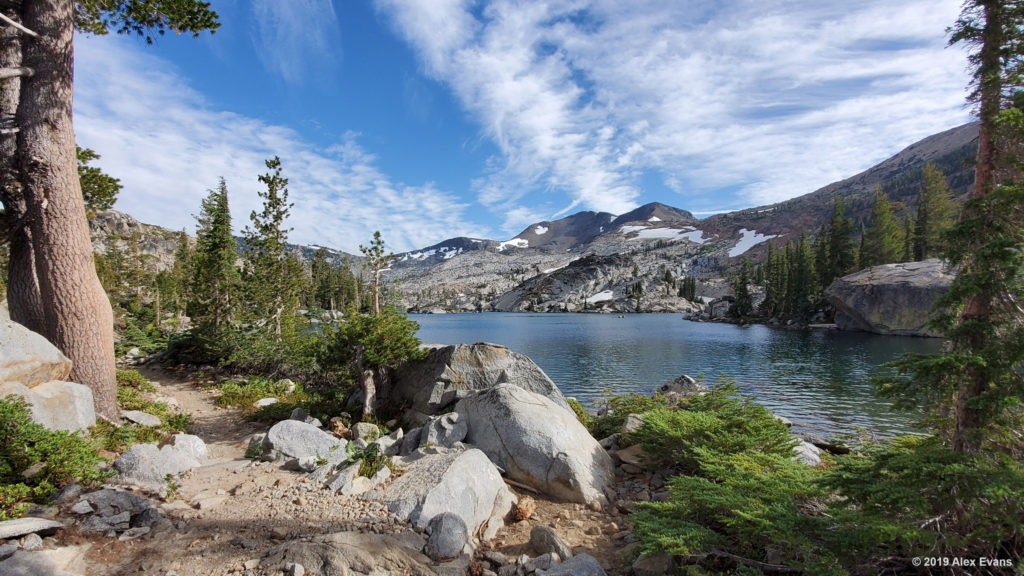 View of Dicks Lake from the PCT