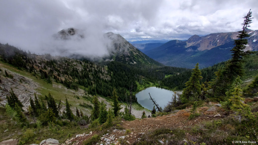 Hopkins Lake from the PCT