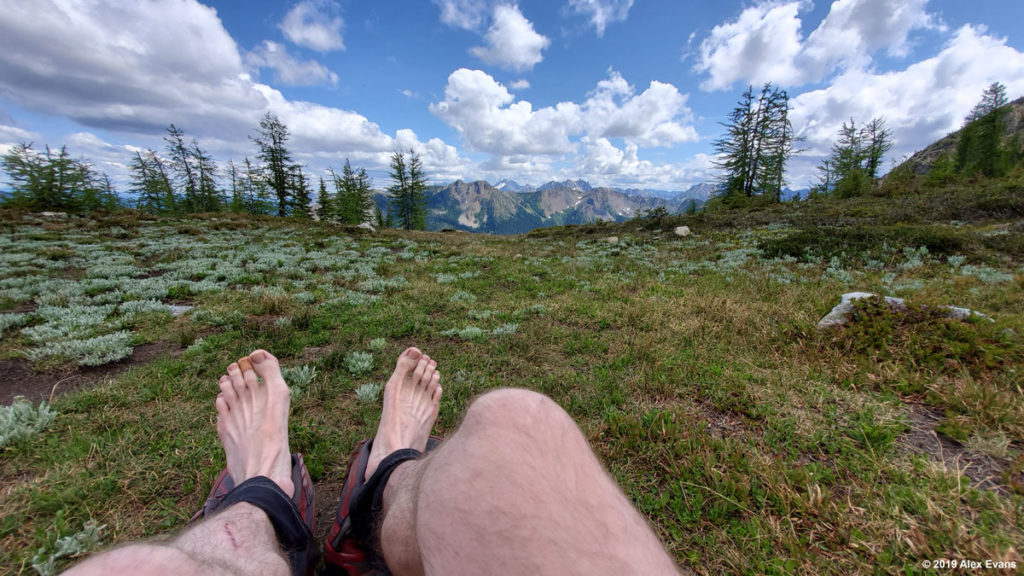 Lunch time view on the pct