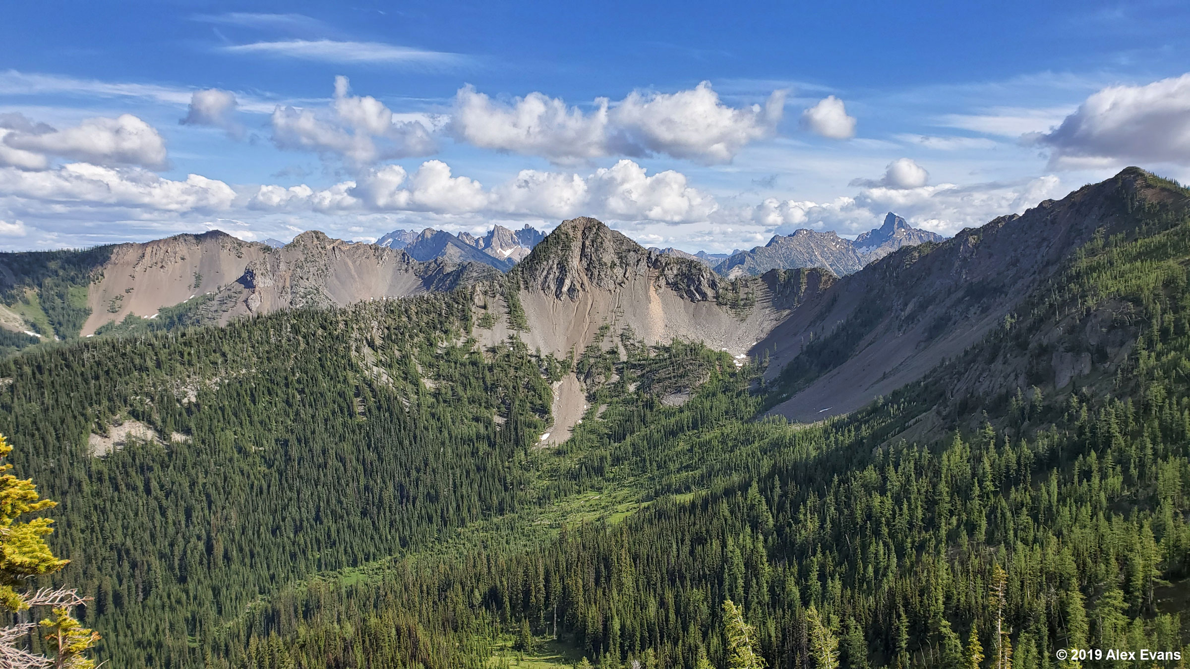 view near grasshopper pass on thepct