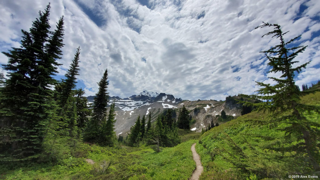 Climbing Red Pass on the PCT