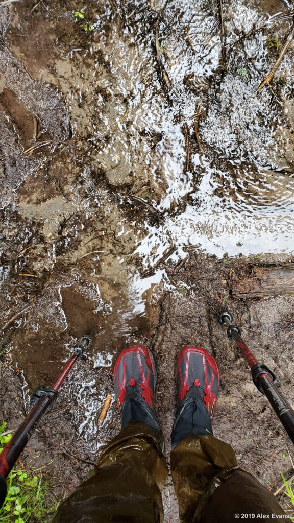 Wet feet on the PCT