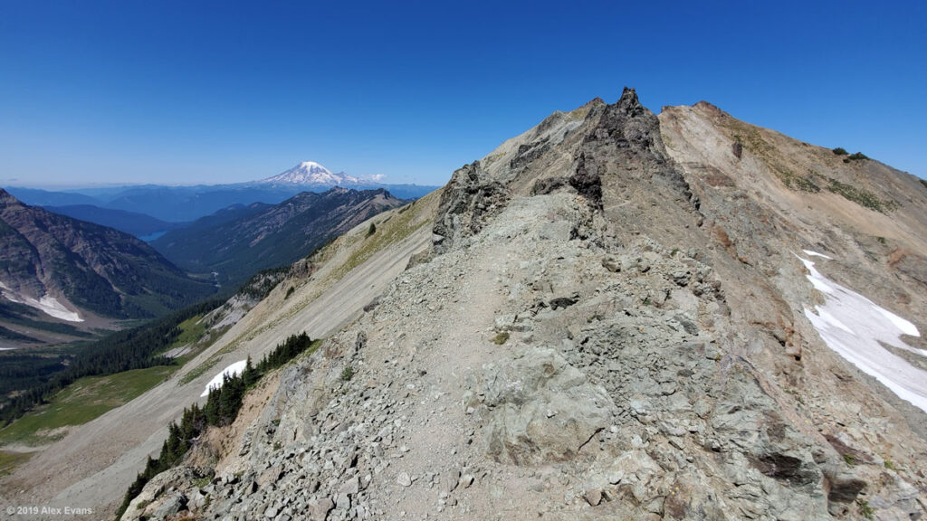 Mt Rainier from the Knife Edge