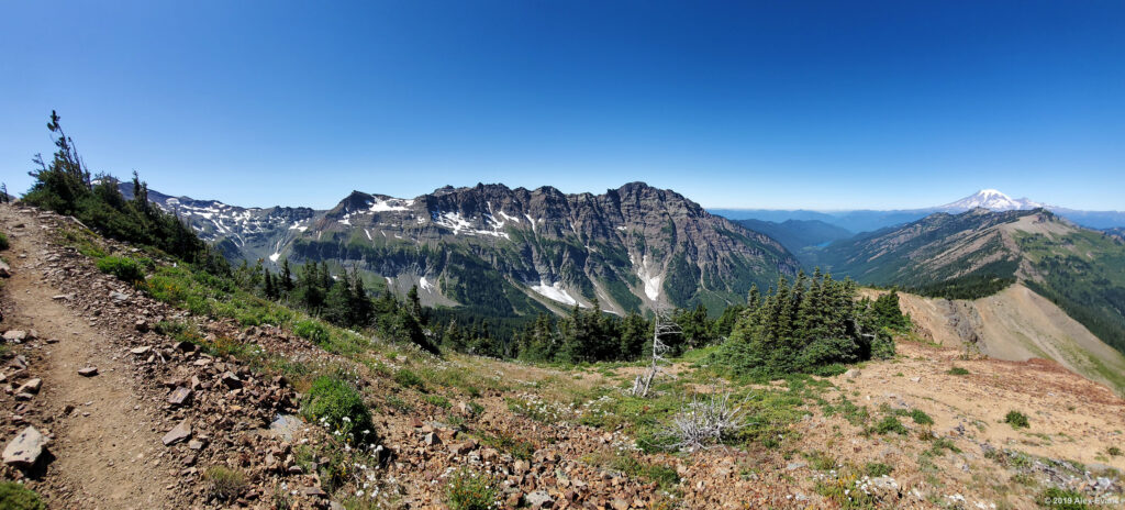 Mt Rainier from the Knife Edge