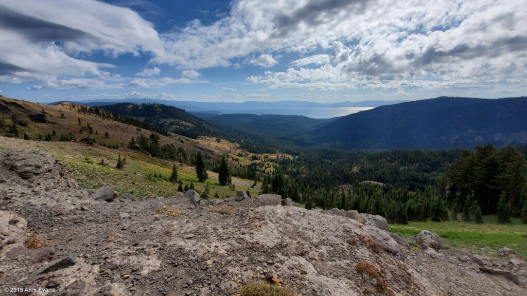 View of Lake Tahoe from the PCT