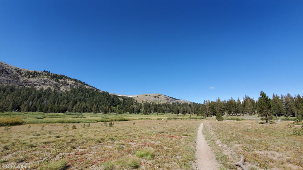 Meadow near Meiss Cabin along the PCT