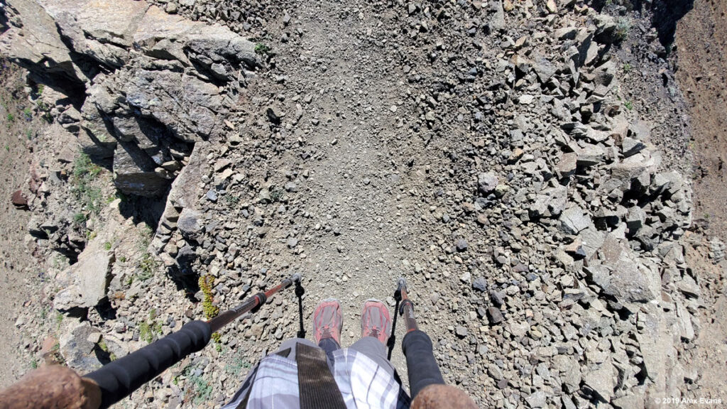 Hiker on the Knife Edge