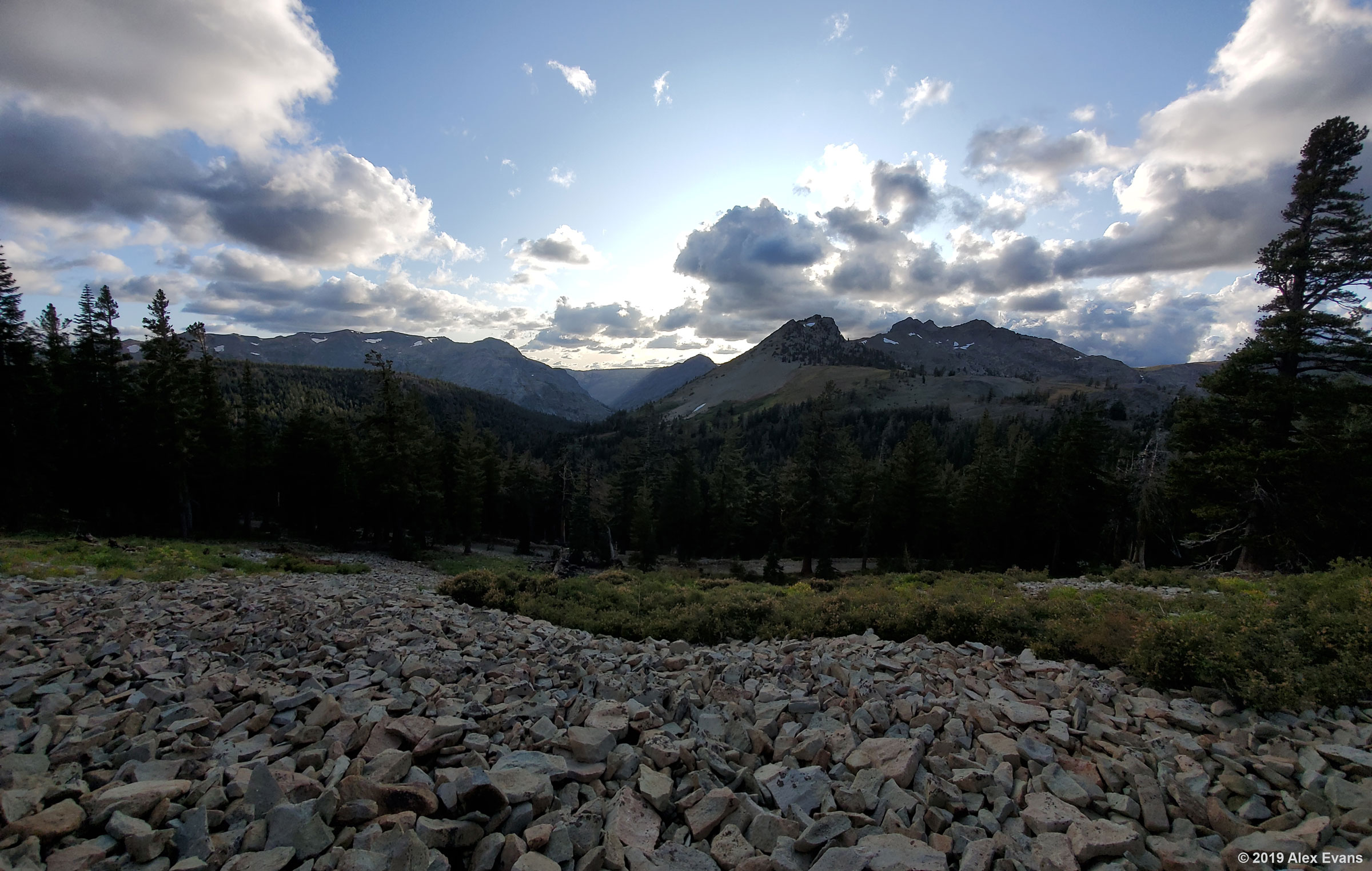 Sunset in the Sierra